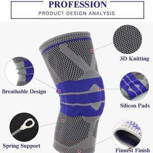 KNEE BRACE SLEEVES-BREATHABLE COMPRESSION 2018 FOR GEL PAD AND SPRINGS KNEEPAD SILICON PAY 1 GET 2