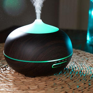 Wood Grain Aroma Therapy Essential Oil Diffuser