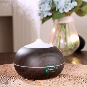 Wood Grain Aroma Therapy Essential Oil Diffuser