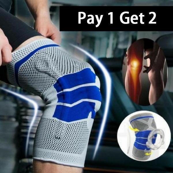 KNEE BRACE SLEEVES-BREATHABLE COMPRESSION 2018 FOR GEL PAD AND SPRINGS KNEEPAD SILICON PAY 1 GET 2