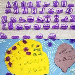 36 Pcs DIY Letter Number Cake Mold