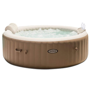 Intex PureSpa 6-Person Inflatable Hot Tub with Drink Tray &amp; Headrest