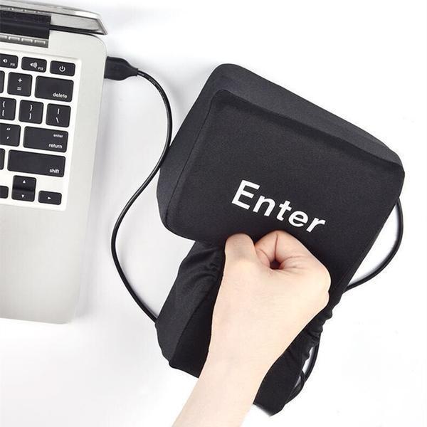 Stress Relief Enter Key Pillow